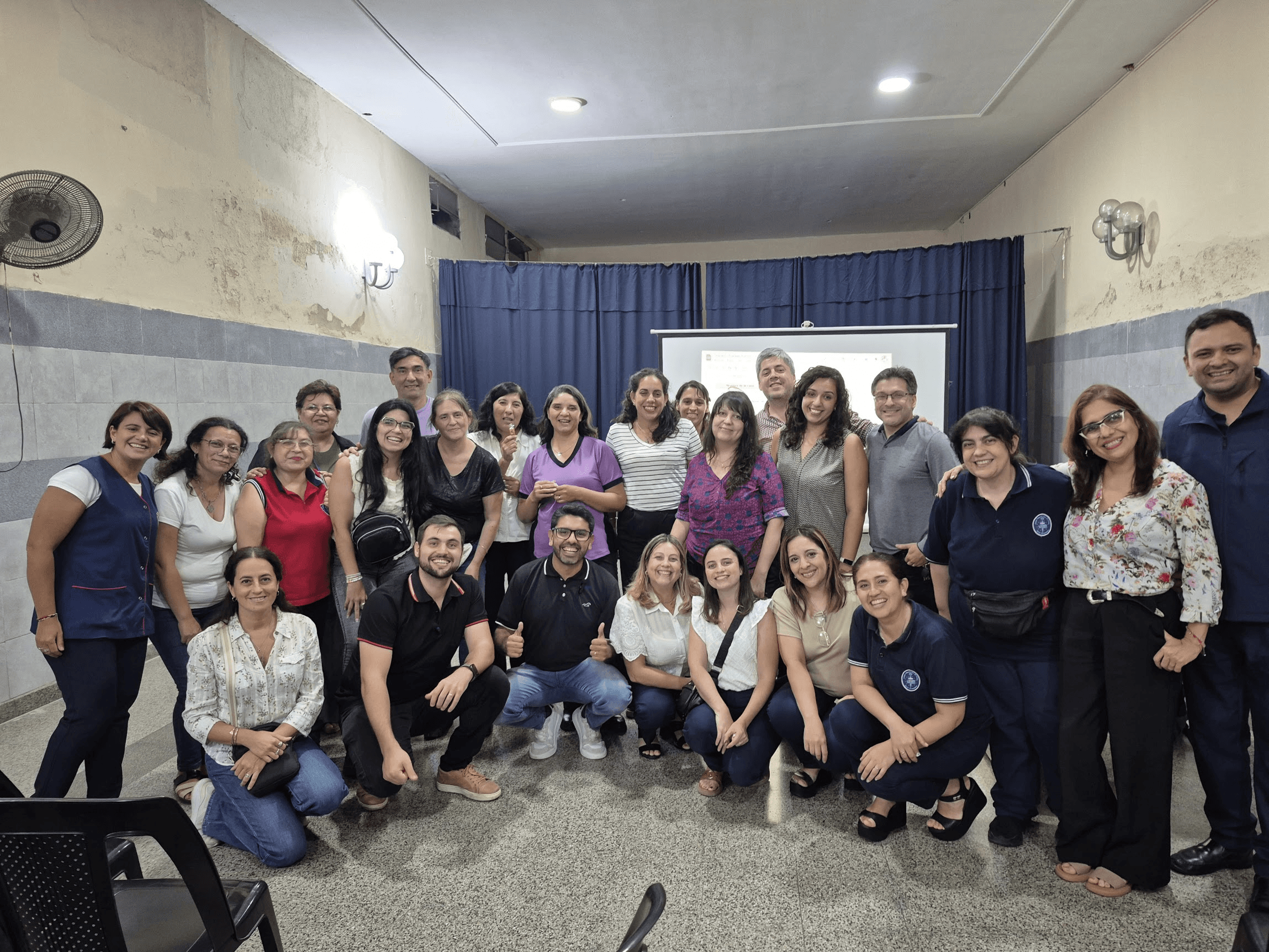 Encuentro de capacitación en el Colegio Nuestra Señora de Fátima